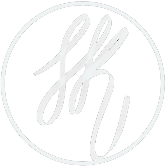 Logo of Jocasta King, romantasy author. White cirle with the letters J K written inside.